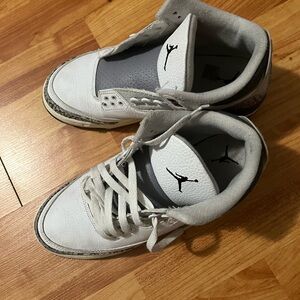 Air Jordan White and Gray Sneakers